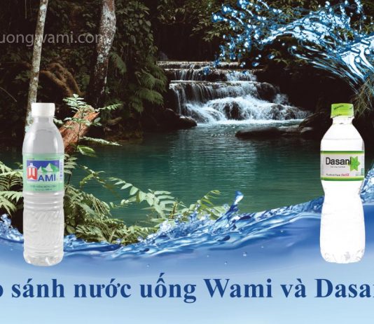 Nước uống Wami và nước uống Dasani